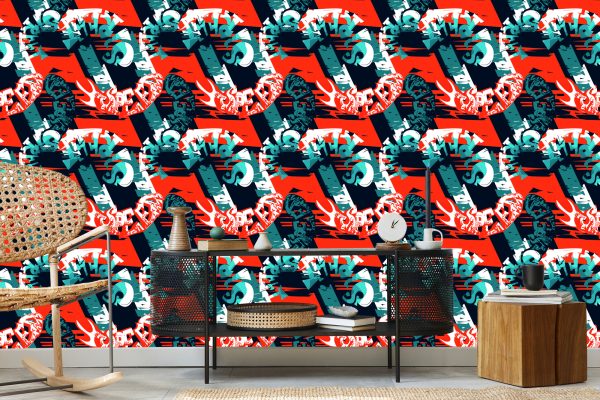 Behang Graffiti - Afbeelding 5