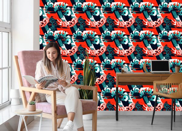Behang Graffiti - Afbeelding 7