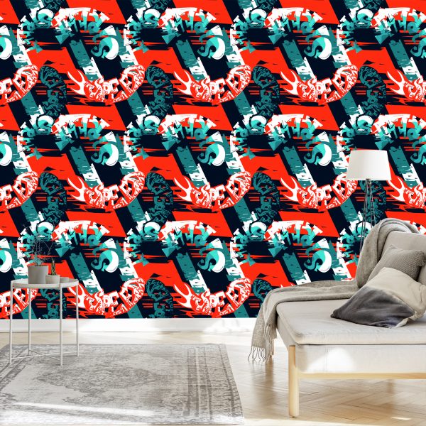 Behang Graffiti - Afbeelding 3