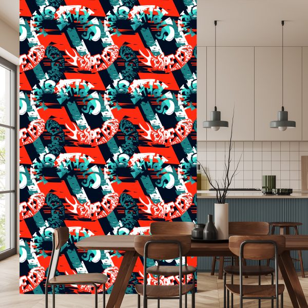 Behang Graffiti - Afbeelding 4