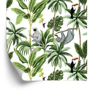 Behang Dieren, Vogels En Bomen