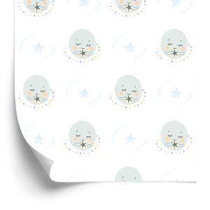 Behang Voor Kinderen Moons In Scandinavische Stijl