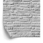 Behang Heldere Baksteen - 3D-Effect