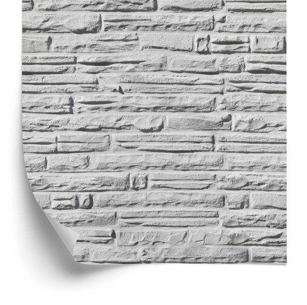 Behang Heldere Baksteen - 3D-Effect