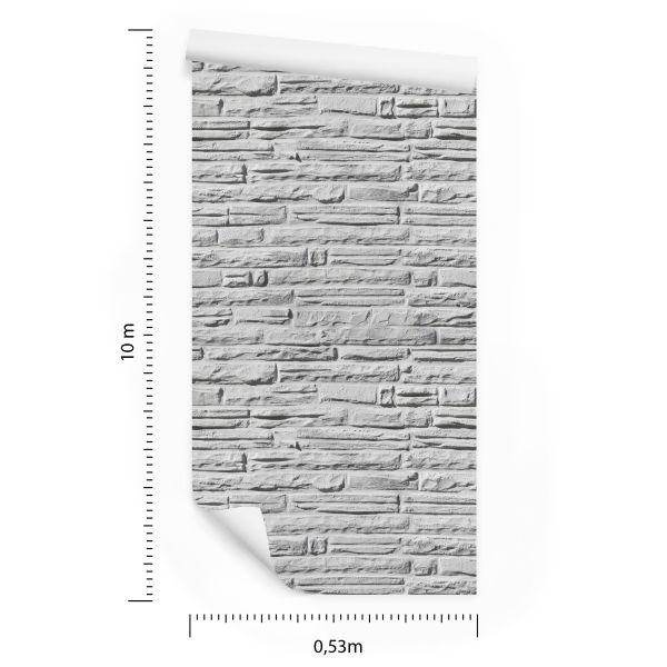 Behang Heldere Baksteen - 3D-Effect - Afbeelding 8