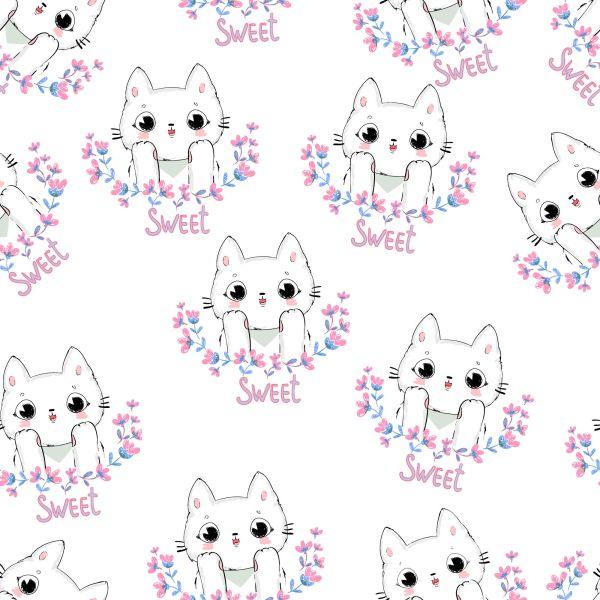 Behang Voor Kinderen - Lieve Kittens - Afbeelding 2