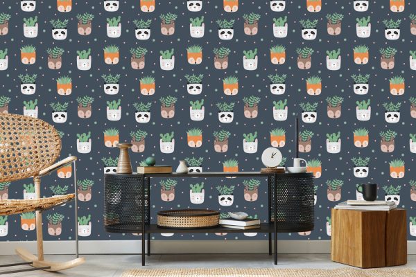 Behang Planten Dieren - Afbeelding 5