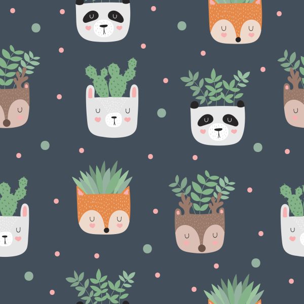 Behang Planten Dieren - Afbeelding 2