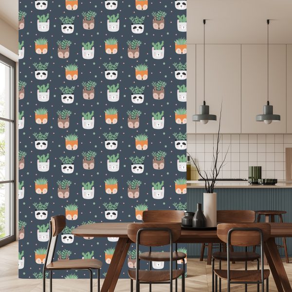 Behang Planten Dieren - Afbeelding 4