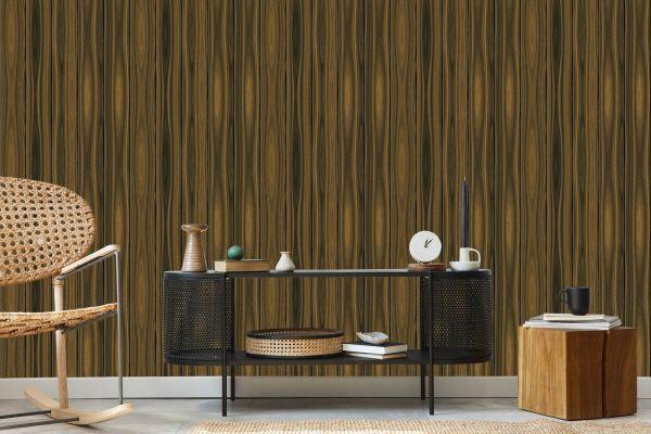 Behang Verticale Houten Planken - Afbeelding 5