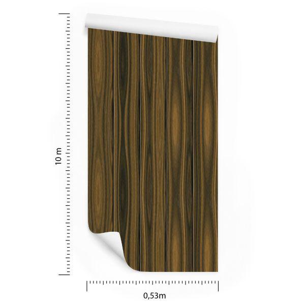 Behang Verticale Houten Planken - Afbeelding 8
