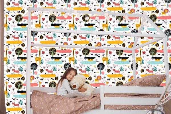 Behang Voor Meisjes, Safari, Dieren, Leeuwen - Afbeelding 7