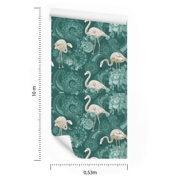 Behang Flamingo's - Afbeelding 8