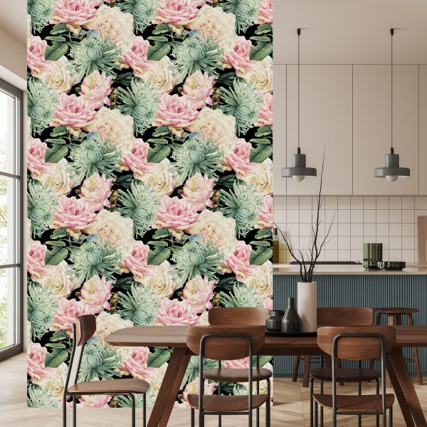 Behang Natuurlijke Rozen - Afbeelding 4