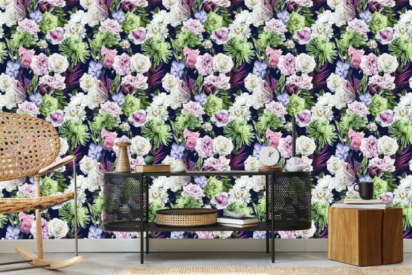 Behang Natuur Planten Rozen - Afbeelding 5