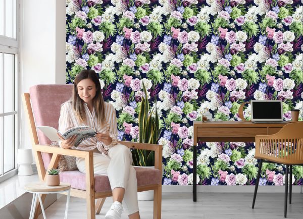 Behang Natuur Planten Rozen - Afbeelding 7