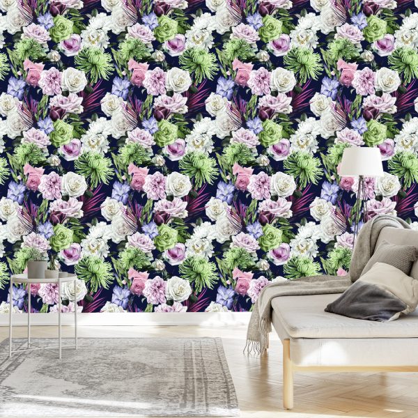 Behang Natuur Planten Rozen - Afbeelding 3