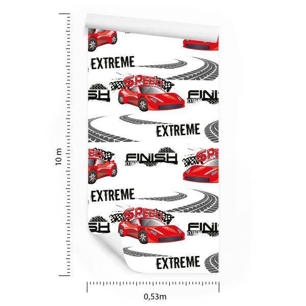 Behang In Cars Rally Cars Kinderkamer - Afbeelding 8