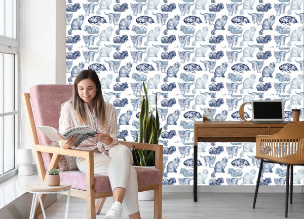 Behang Rasechte Katten - Afbeelding 7