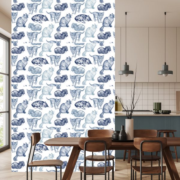 Behang Rasechte Katten - Afbeelding 4
