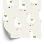 Behang De Lama Dieren Voor Jongenskamer