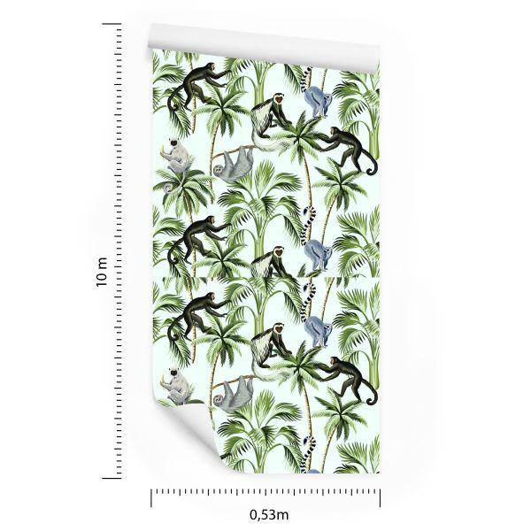 Behang Wilde Dieren En Bomen - Afbeelding 8