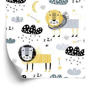 Behang Voor De Jongen Lions Clouds Moons
