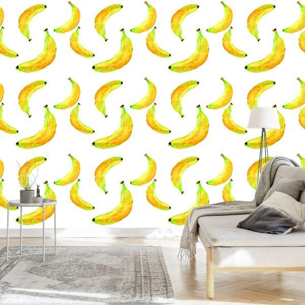 Behang Met Fruit Bananen Voor Keuken Eetkamer - Afbeelding 3