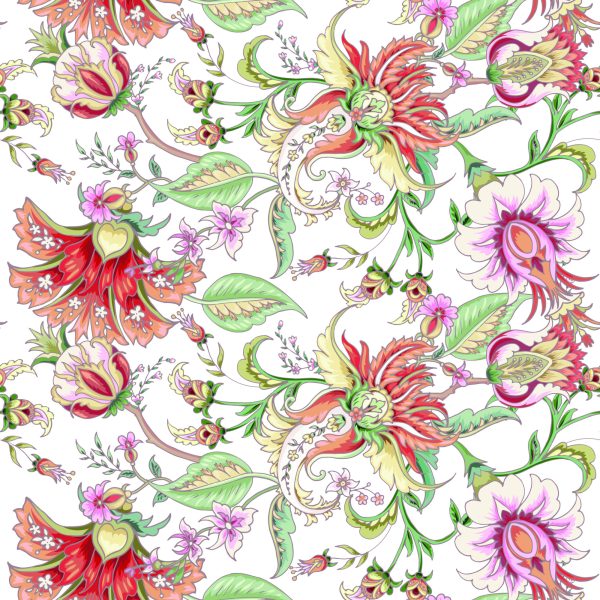 Behang Bloemen In Zachte Kleuren - Afbeelding 2