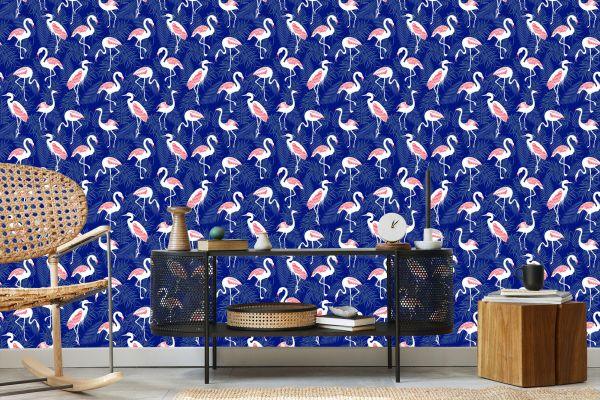 Behang Flamingo's - Afbeelding 5