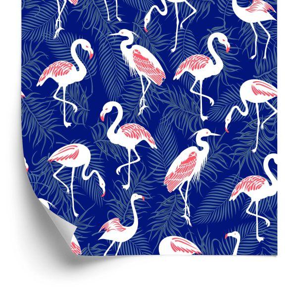 Behang Flamingo's