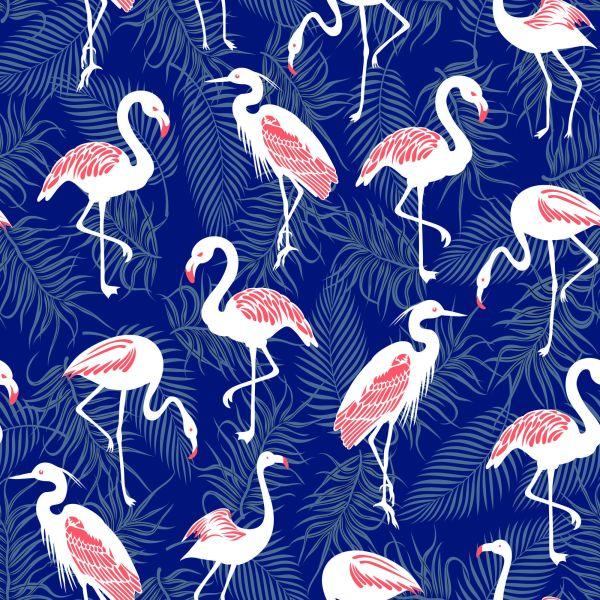 Behang Flamingo's - Afbeelding 2