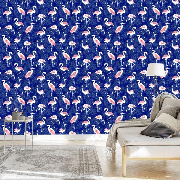Behang Flamingo's - Afbeelding 3