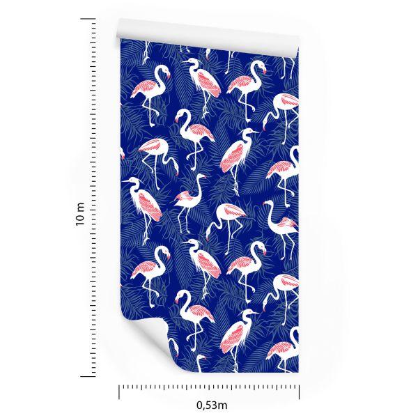 Behang Flamingo's - Afbeelding 8