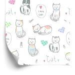 Behang Voor Kinderen - Happy Cats