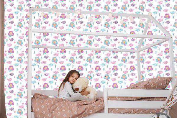 Behang Sprookjesachtige Zeemeerminnen Voor De Kinderkamer - Afbeelding 7