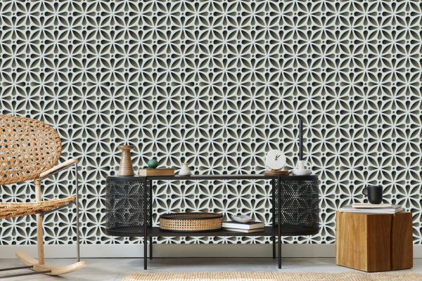 Behang 3D Optisch Ruimtelijk Effect Voor Woonkamer - Afbeelding 5