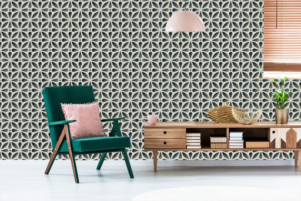 Behang 3D Optisch Ruimtelijk Effect Voor Woonkamer - Afbeelding 6