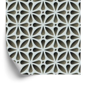 Behang 3D Optisch Ruimtelijk Effect Voor Woonkamer