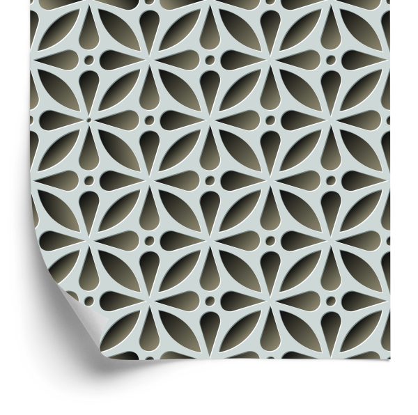 Behang 3D Optisch Ruimtelijk Effect Voor Woonkamer