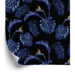 Behang Palm Bladeren