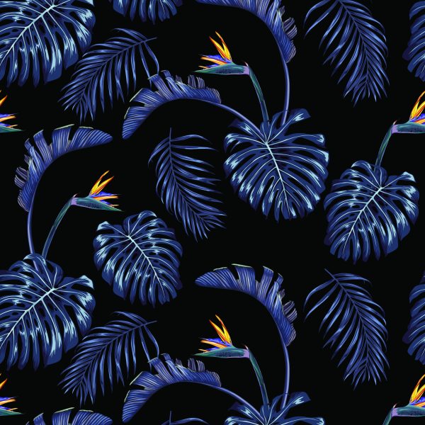 Behang Palm Bladeren - Afbeelding 2