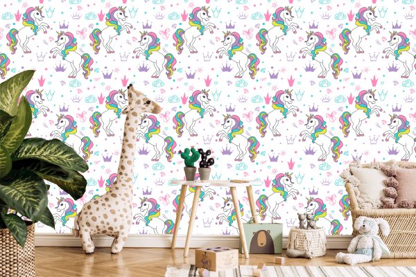 Wallpaper Fir Kanner - Faarweg Unicorns - Bild 5