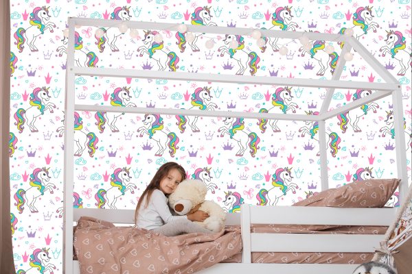 Wallpaper Fir Kanner - Faarweg Unicorns - Bild 7