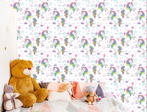 Wallpaper Fir Kanner - Faarweg Unicorns - Bild 6