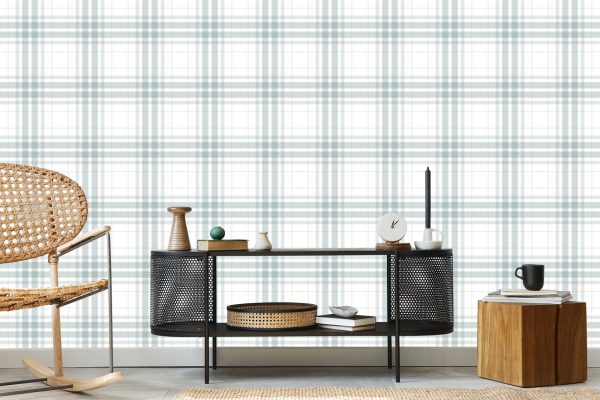 Behang Modern Geruit Optisch Voor Woonkamer - Afbeelding 5
