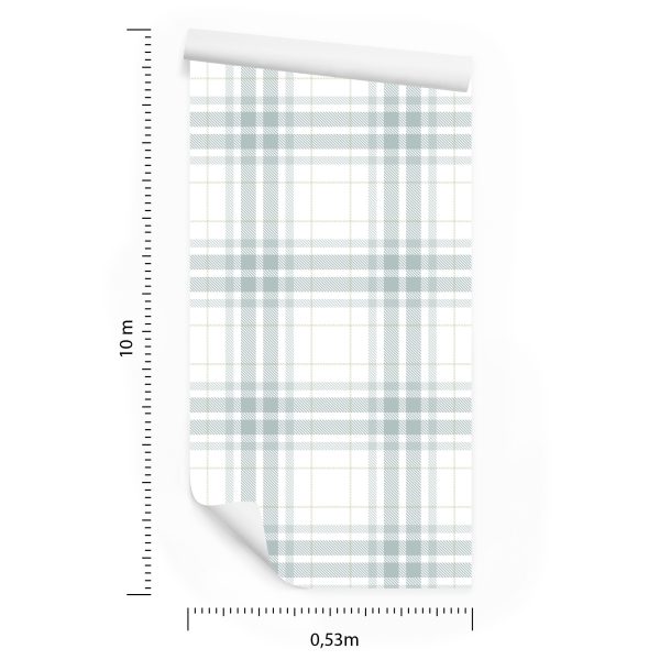 Behang Modern Geruit Optisch Voor Woonkamer - Afbeelding 8