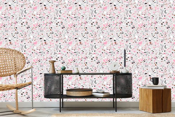 Behang Terrazzo-Imitatie - Afbeelding 5
