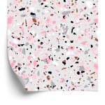 Behang Terrazzo-Imitatie