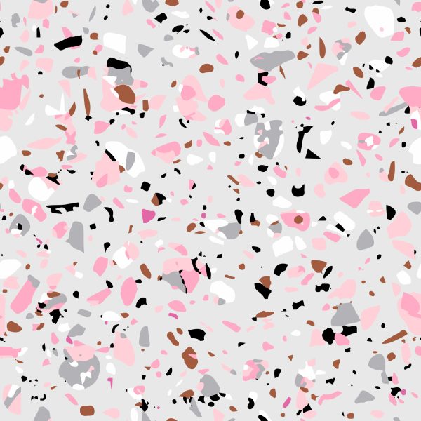 Behang Terrazzo-Imitatie - Afbeelding 2